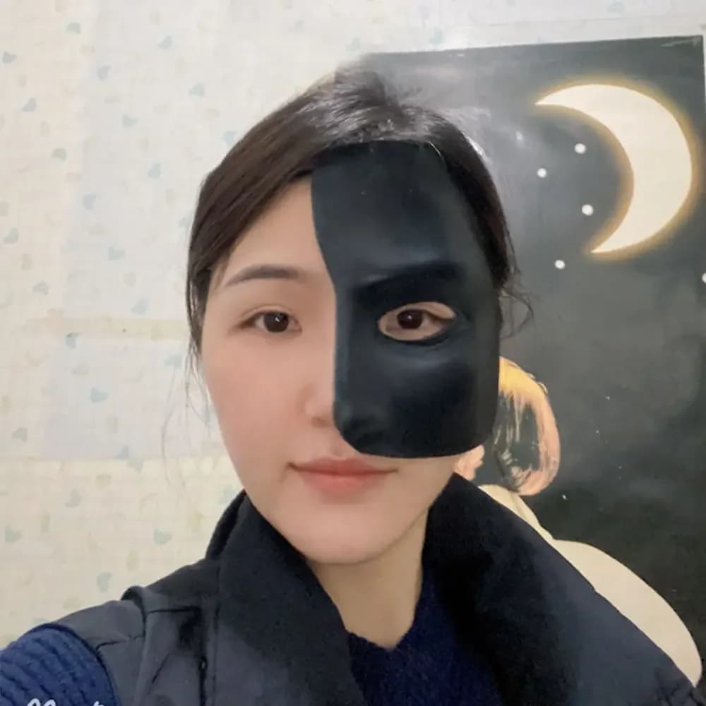 Maschera Cosplay per Donne e Uomini, Maschera del Danzatore Fantasma, Accessori per Feste, Maschera Mezza Faccia, Oggetti di Scena per Cosplay, Maschere di Halloween