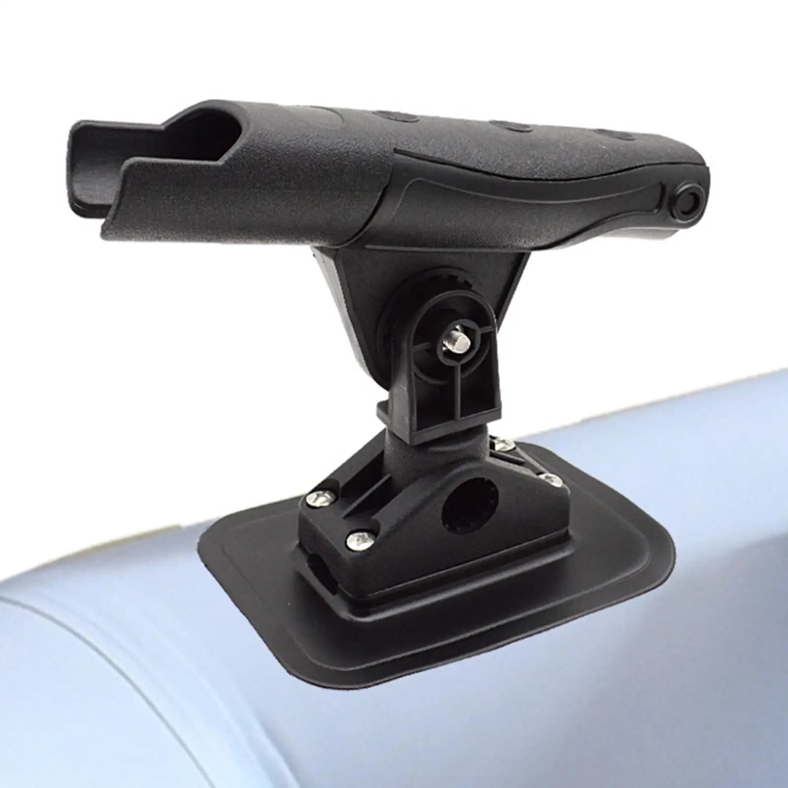 Accessori per porta canna da pesca per barca gonfiabile Rotazione di 360 gradi con base fissa sicura Supporto universale per canna da pesca per kayak