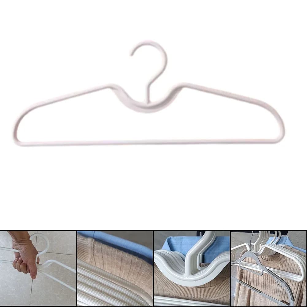 5/10/20pcs Short Neck Hangers Anti-Slip Plastic Clothes Hangers For Save Vertical Space Home Improvement Clothing Tools Parts