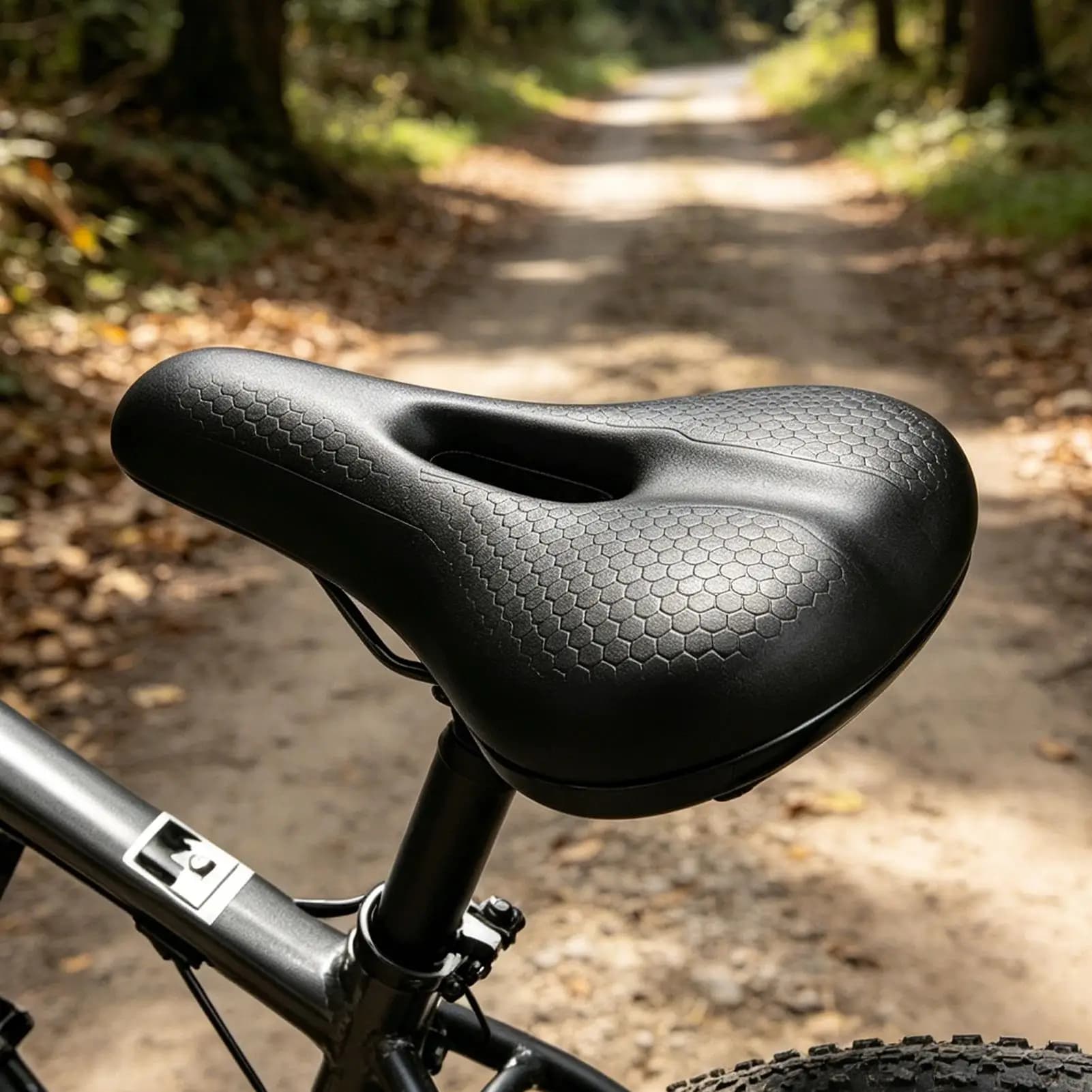 Coprisella da Ciclismo Confortevole, Cuscino Impermeabile Resistente all'Usura, Imbottitura Ergonomica per Bicicletta Urbana e Trekking Quotidiano