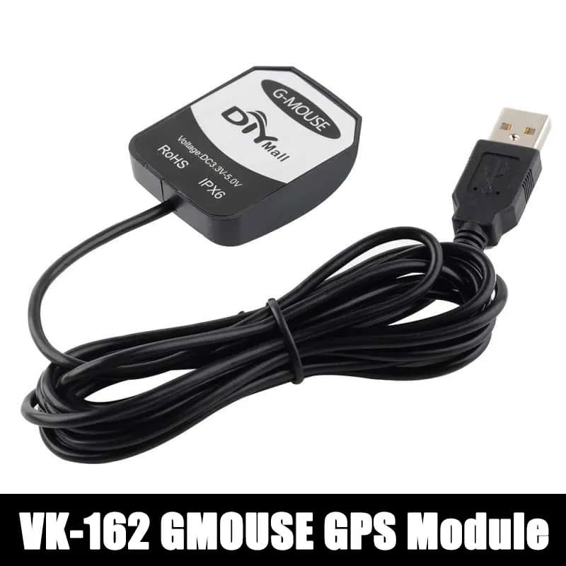 USB VK-162 GPS receiver with Remote antenna, High Sensitivity Navigation Module for Raspberry Pi, Windows and Linux Devices