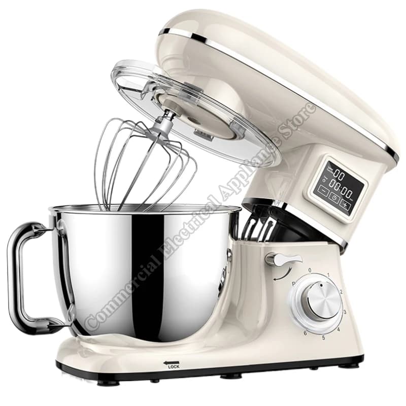 Electric kitchen robots with LED display, stainless steel pot, kitchen robot, blender, kneader, kneader, kitchen robot