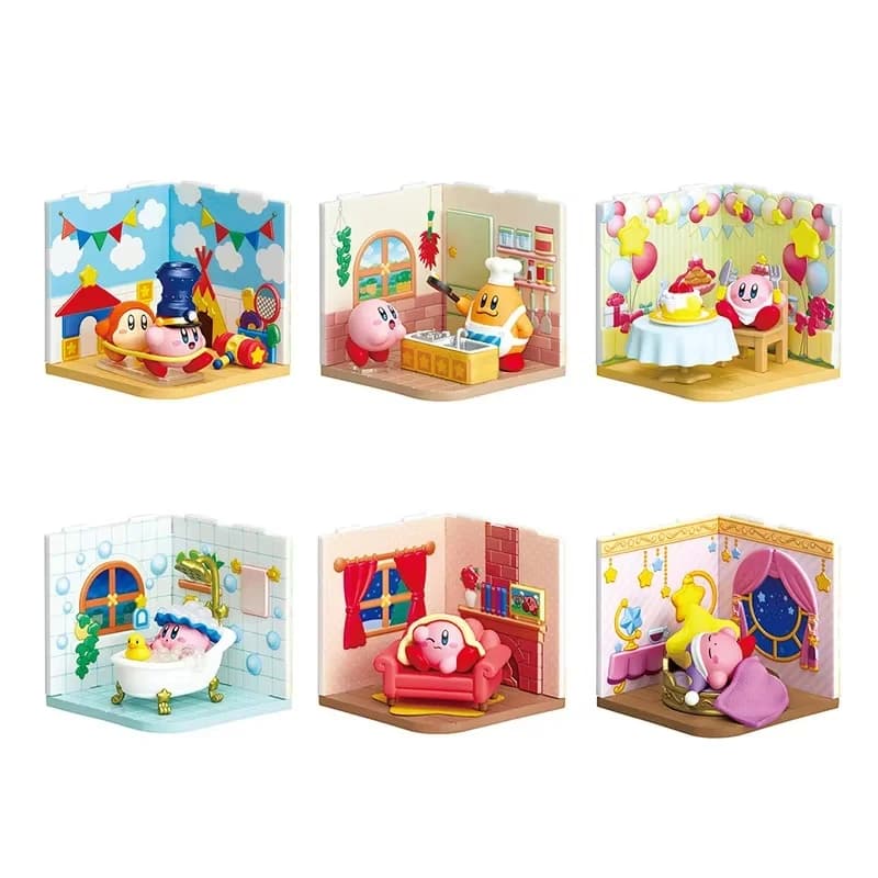 Hot Sale Genuine Re-Ment Kirby Figures Wonder Room Series Blind Box Kirby Waddle Desktop Decoration Ornaments Girl Birthday Gift