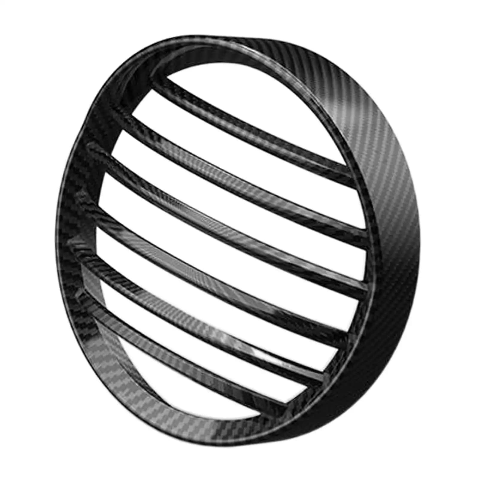 Protective Cover for ABS Bike Headlight with Textured Motive, 14cm Net Grid, Universal Retro lampshade for Vehicles