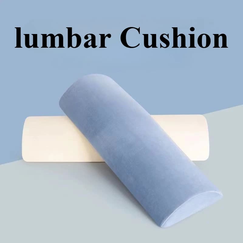 Cuscino di supporto per la vita in memory foam a forma di mezzo cilindro per dormire a casa Cuscino per pisolino Cuscino per ernia del disco lombare Protezione per l'affaticamento della schiena