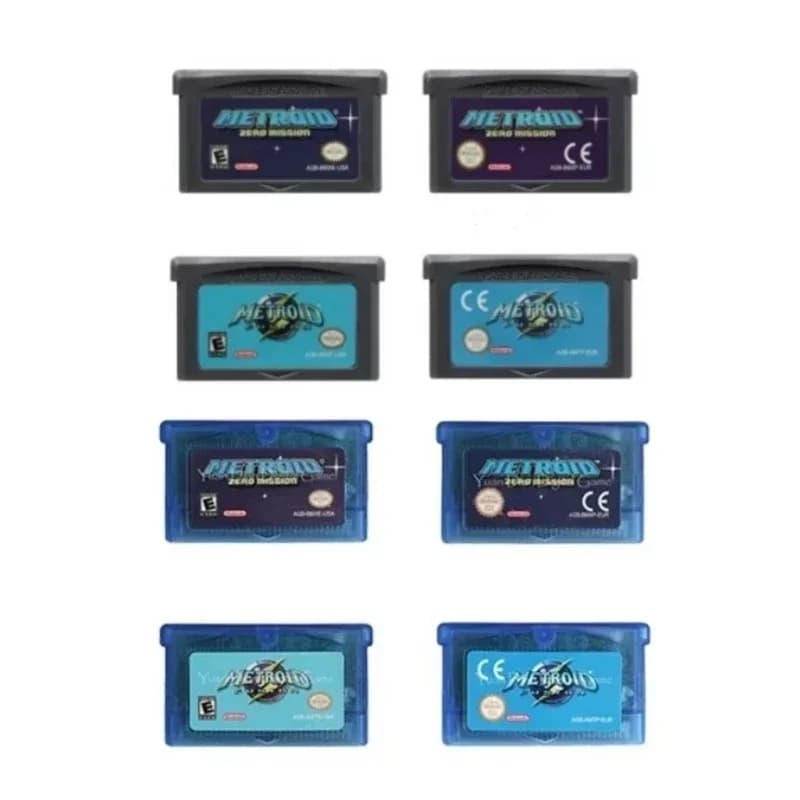 Cartuccia per console di videogiochi GBA Game Card a 32 bit, Etroid Zero Mission Fusion USA/EUR, cinque lingue, per GBA/SP/DS