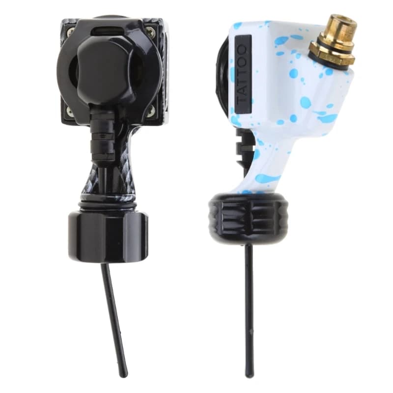 Y1UF Bel motore integrato per macchinetta per tatuaggi, interfaccia RCA a diffusione rapida del calore, nero bianco