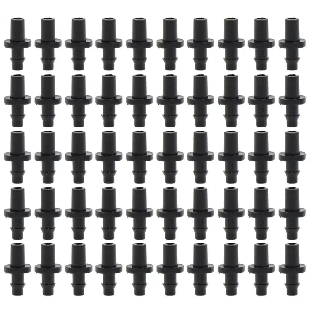 Hose Connector for Garden Irrigation Irrigation System Connectors 50 Pcs Barbed Hose Connectors Set 1/4 Universal Drip for 4/7