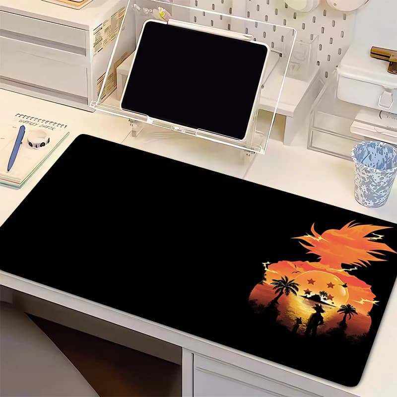 Tappetino per mouse 90x40 cm Dragon Ball DBZ, accessori da gioco, tastiera per computer, progettato specificamente per e-sport, tappetino per mouse da gaming.