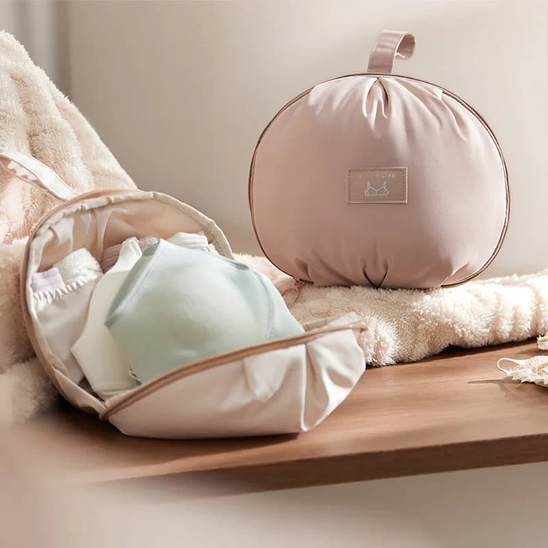 Borsa portaoggetti per biancheria intima, borsa portaoggetti da viaggio per abbigliamento aderente, reggiseni, biancheria intima, calzini, imballaggio e organizzazione, custodia portatile
