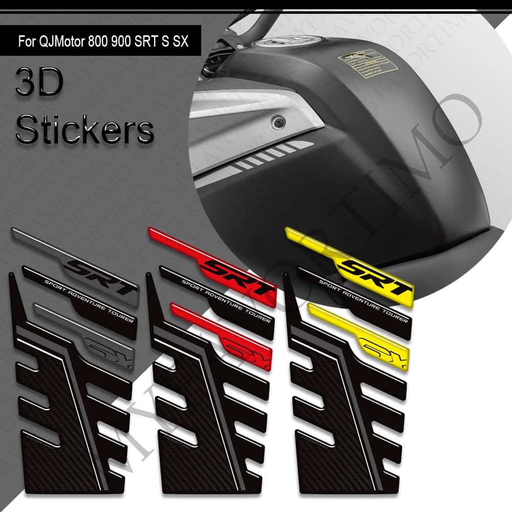 Moto For QJMotor QJ Motor SRT 800 900 SX SX Tank cap TankPad Gas Oil Fuel oil Kit Ginocchio Parafango Stickers Decalcomanie Protection