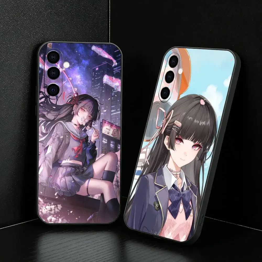 Scissor Tactician C-Chisa Game WuWa Phone Case For Samsung Galaxy A73,A72,A71,A70,A52,A51 Others Soft Black Cover
