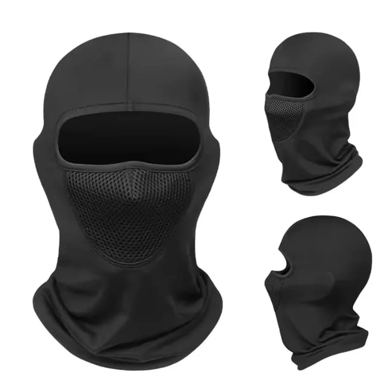 Maschera Integrale Antivento e Calda per Moto, Balaclava Traspirante con Cappuccio e Sciarpa per Motociclisti