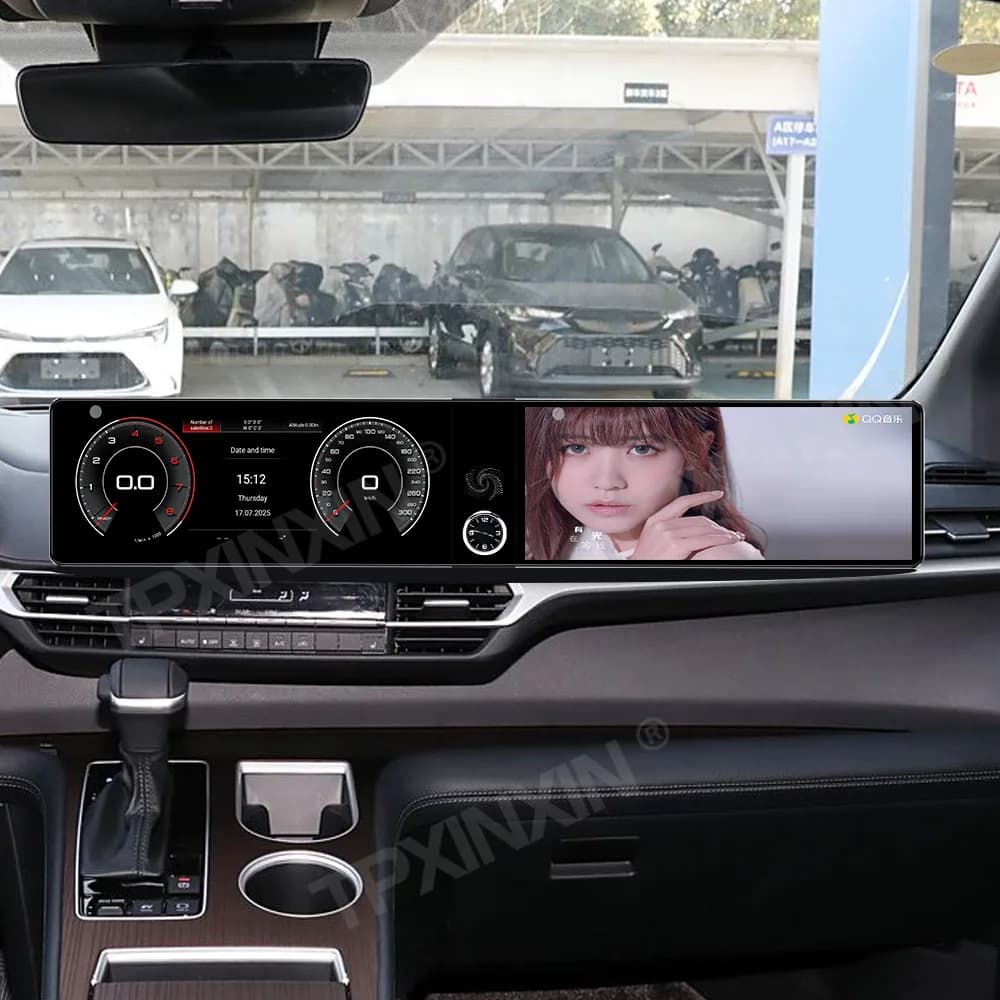 Dual-screen Android 13 For Toyota Sienna 2021~2025 Car Radio Multimedia GPS Navigation Video Stereo Receiver Carplay Head Unit