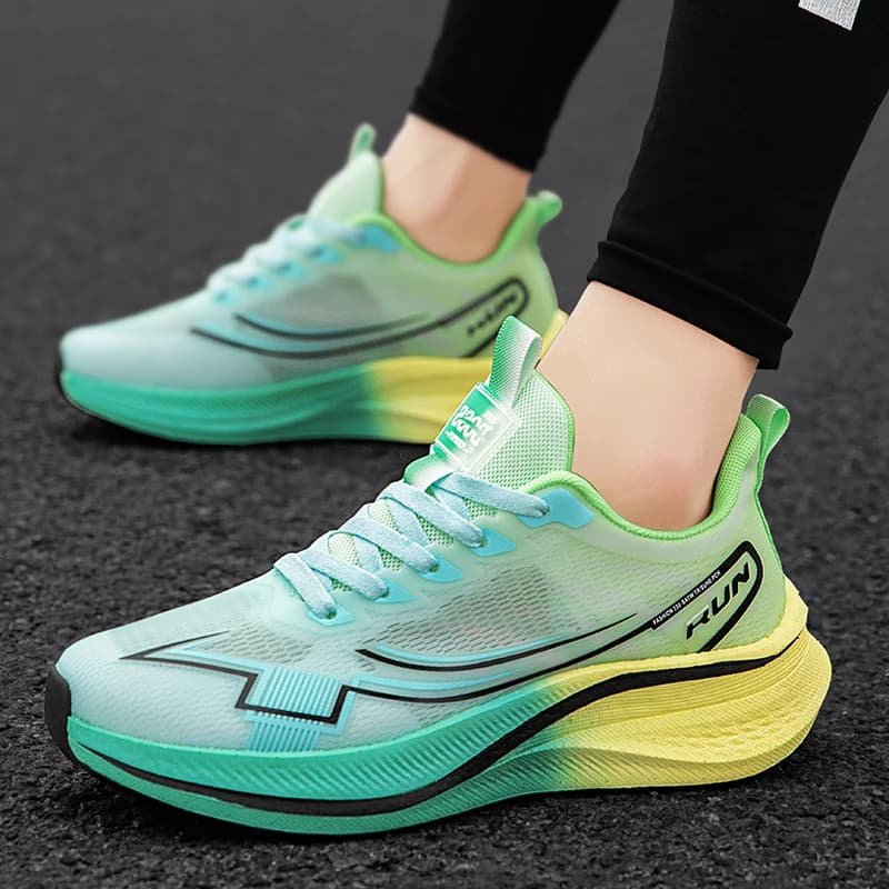 Scarpe da corsa da uomo, scarpe da ginnastica imbottite, scarpe da jogging, scarpe sportive leggere, scarpe da passeggio traspiranti e antiscivolo, da uomo