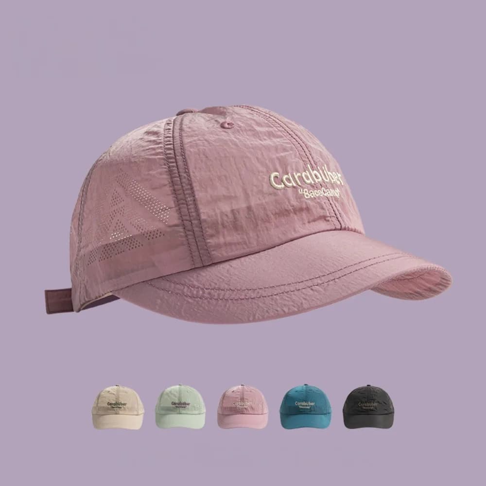 Fashionable Baseball Hat with Visiera Larga, Embroidery in Letters, Breathable and Waterproof Network for Men and Women, Open Sports, Race, Jogging, Travel