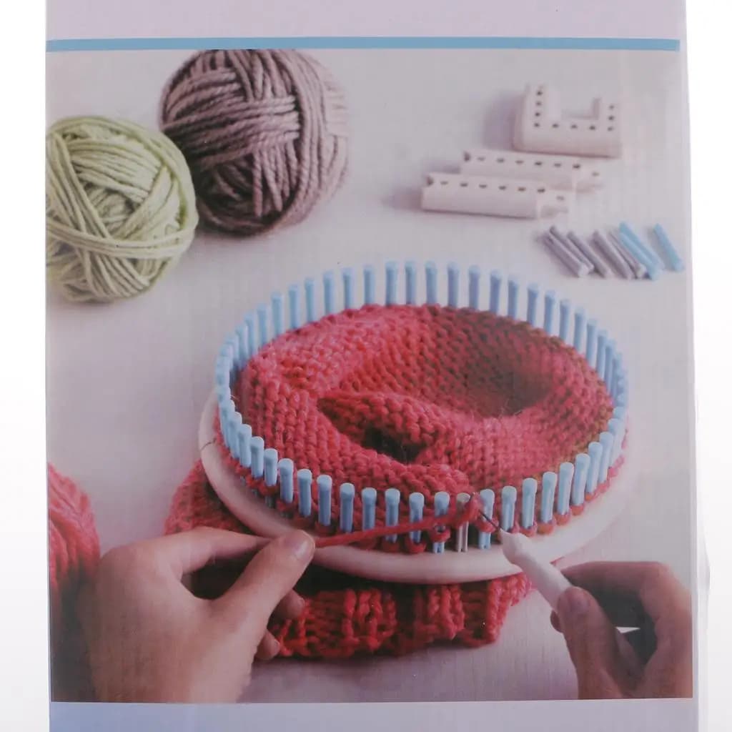 Kit per Tessitura Fai-da-Te con Telai in Plastica, Accessori per Cucito e Sartoria