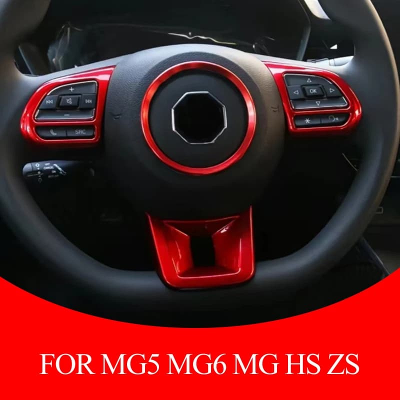 3 PCS Car Flyer Interior Cover Button For MG5 MG6 MG HS ZS nterior Trim Modified Patch Auto Accessories