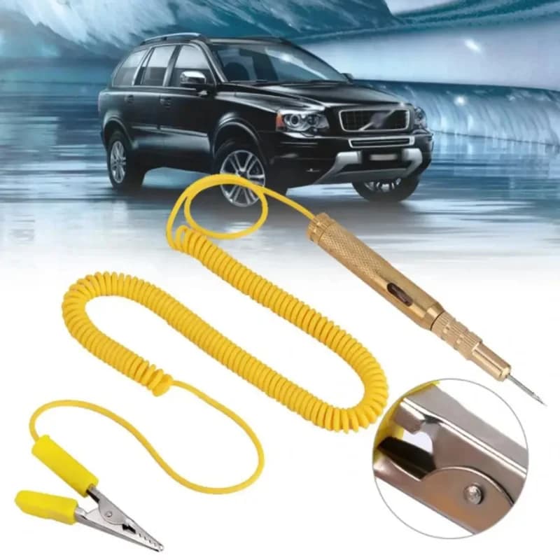 Diagnostic Tools Auto Circuit Tester Testing Proof Lamp 6V-24V Lighting System Lamp Voltage Test Pen Copper Vehicle Detector