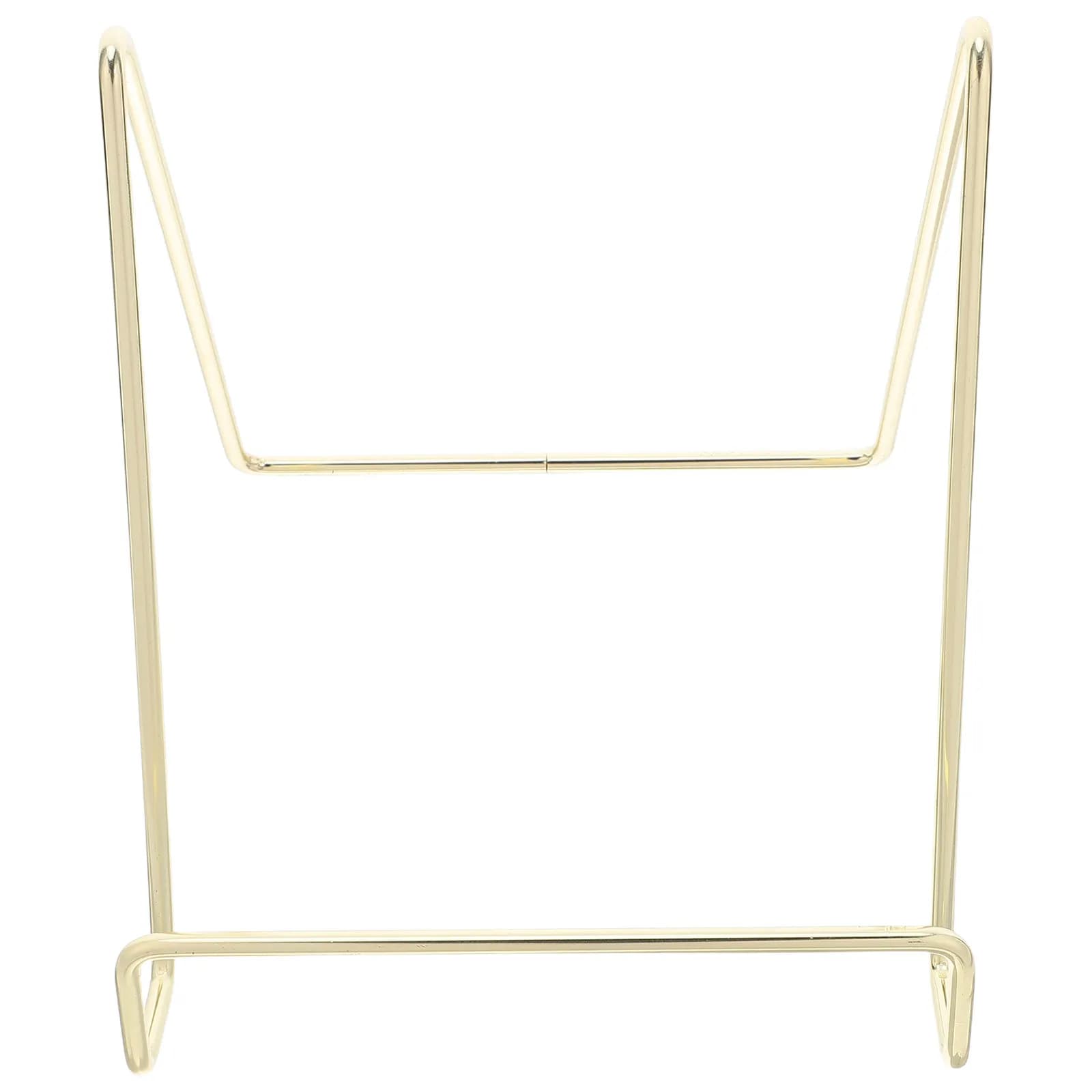 Metal Electroplated Curved Book Stand Tablet Holder Desk Supporter for Home Office Bedroom Living Room Nightstand Kitchen