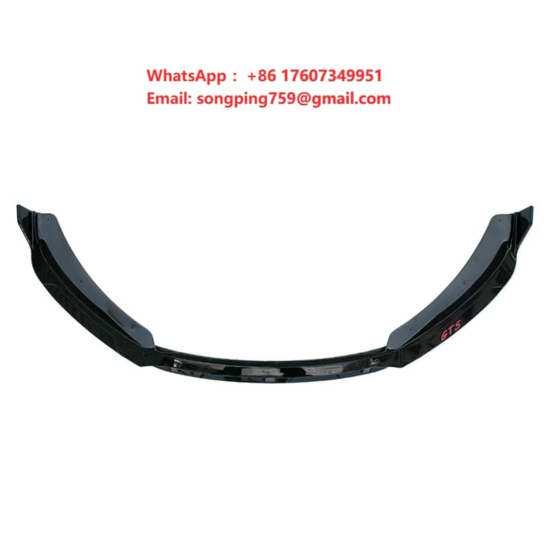 Car Front Bumper Splitter Lip Diffuser Body Kit Spoiler Deflector Lips Diffuser Guard Protection for BYD Han EV 2022-2023