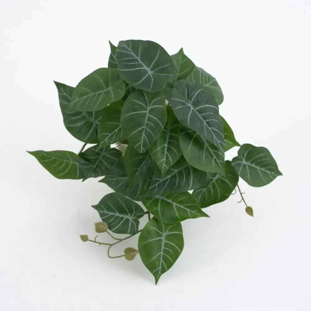 23 Foglie Artificiali di Piante Verdi, Grandi Foglie di Piante Tropicali, Piante Verdi in Vaso, Piante Finte Realistiche al Tatto