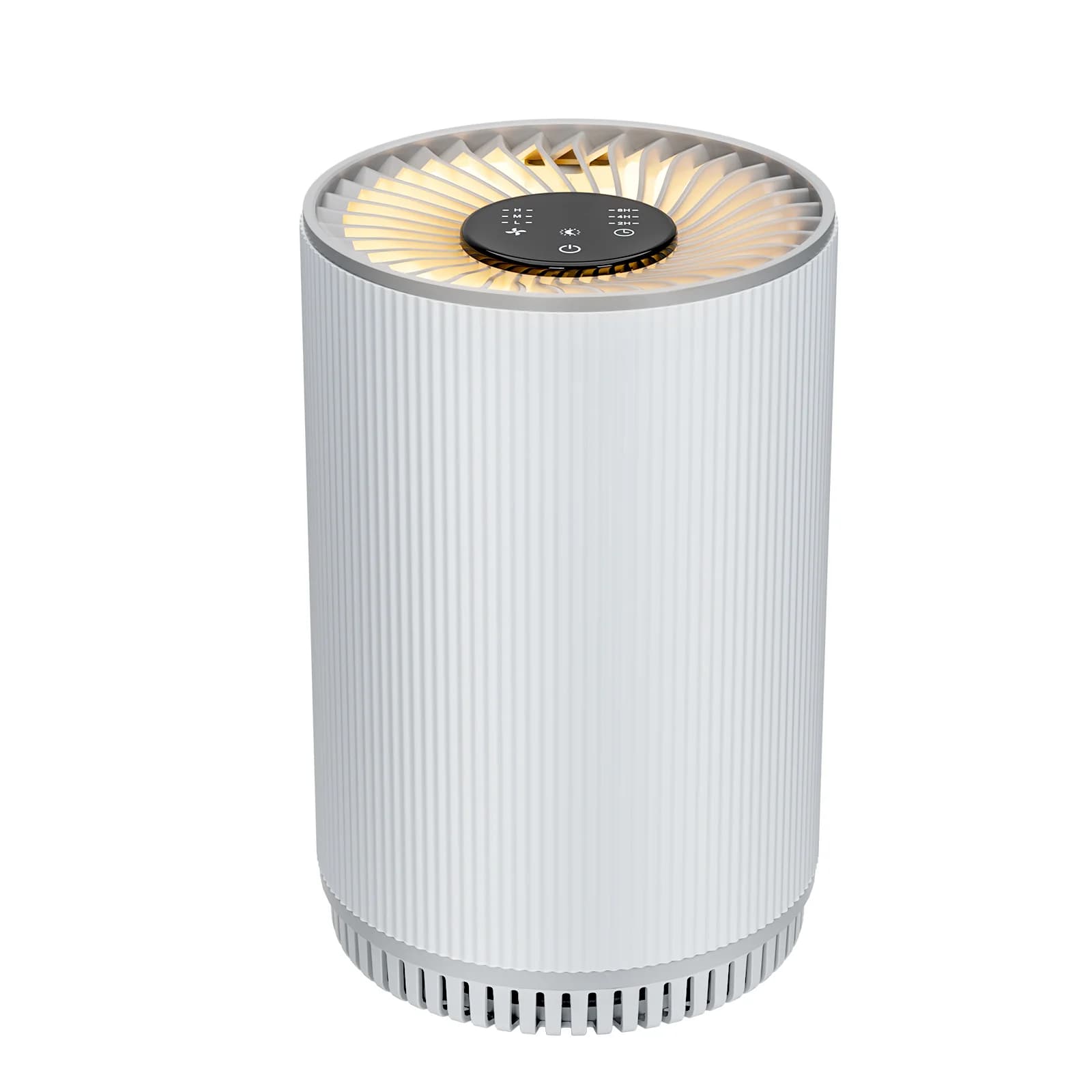 Purificatore d'Aria Portatile da Tavolo per Elettronica, Casa, Animali Domestici e Auto, con Motore Brushless, Alimentazione USB, Filtro HEPA, UV e Aromaterapia