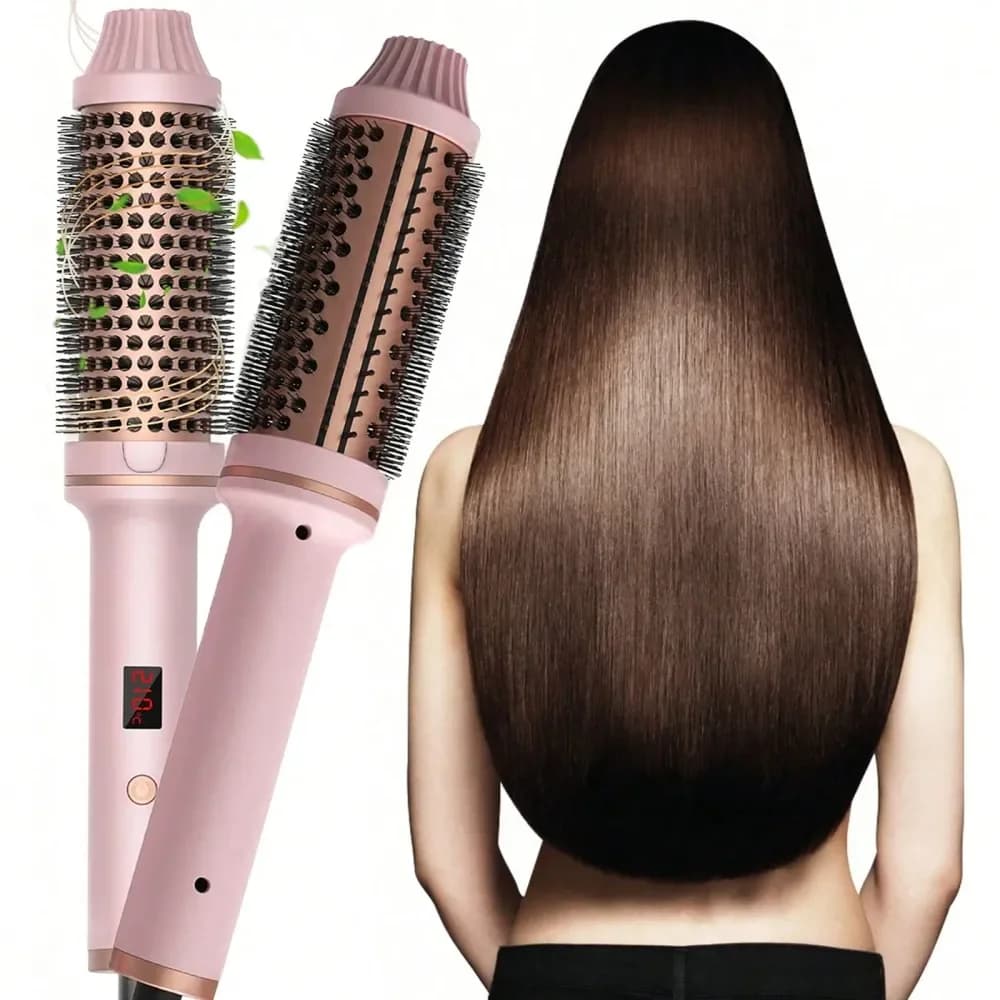 Strumento 2 in 1 per arricciare e stirare i capelli, riscaldamento rapido, styling senza danni per l'uso quotidiano e occasioni speciali, stiratura e arricciatura dei capelli