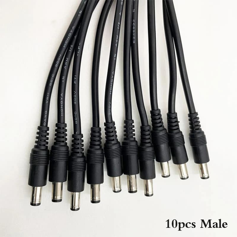 **10pcs 5.5x2.1 Plug DC male or Female Cable Wire Connector For 3528 5050 LED Strip Light
