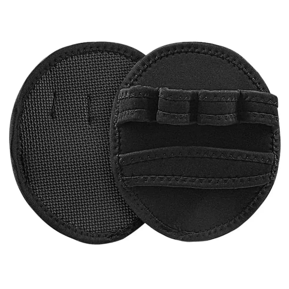 1 pair Anti-Skid Horizontal Bar Booster Gloves Breathable Palm Protection Powerlifting Gym Gloves Four-finger Thicken