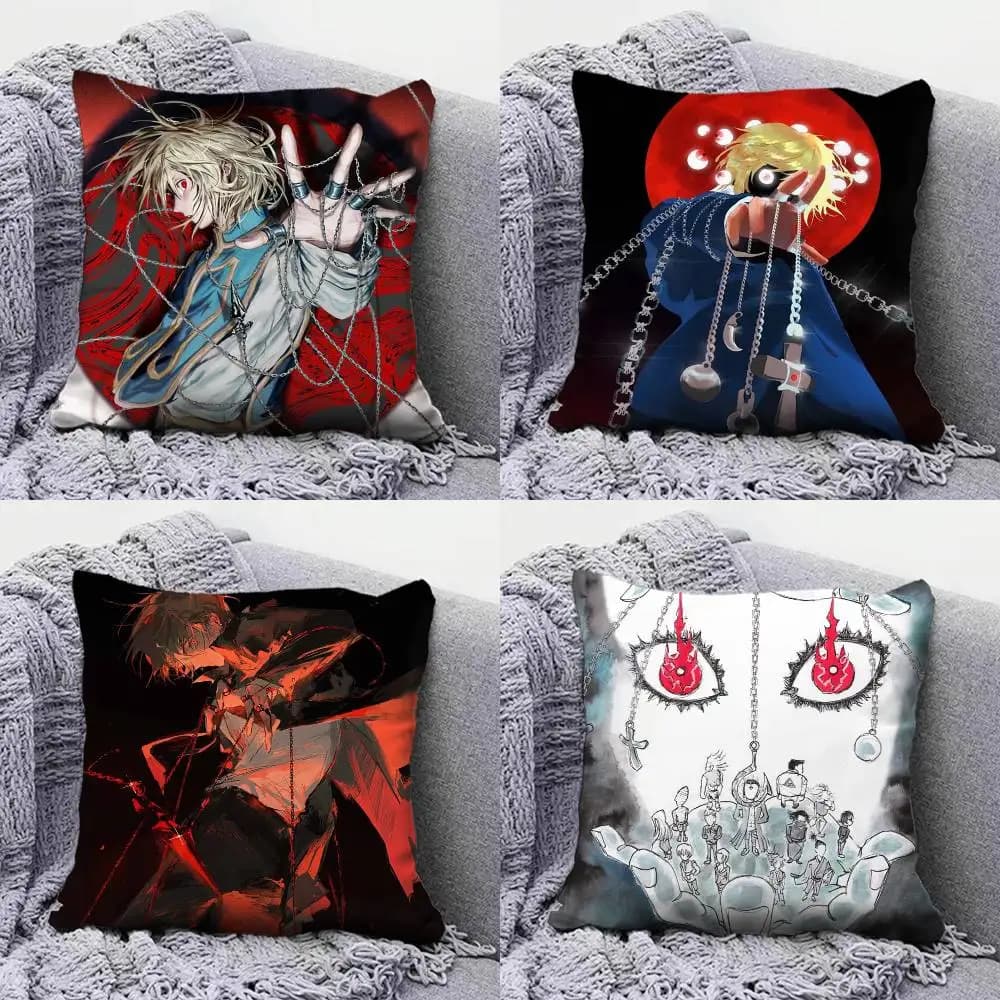 Fodere per cuscini Curarpikt Hunter X Hunter HXH, fodere per cuscini per divano e decorazioni personalizzate