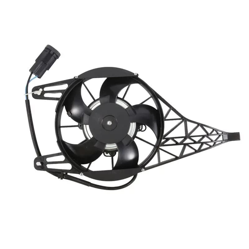 Leading-1 PCS 1253K0 Per Citroen DS3 2013 Benzina Radiatore Elettrico Ventola Di Raffreddamento P9680003280 DLT21099 Accessori di Ricambio