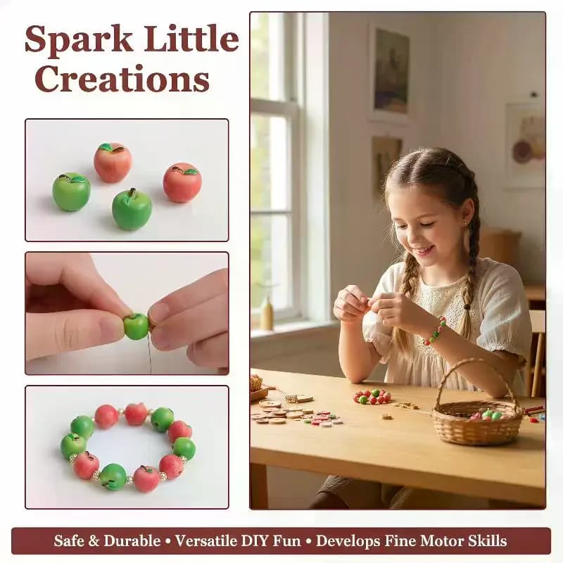 Cute Fruit Resin Loose Beads 3D 5 10pcs Simulation DIY Accessories for Bracelet Earring Jewelry Making