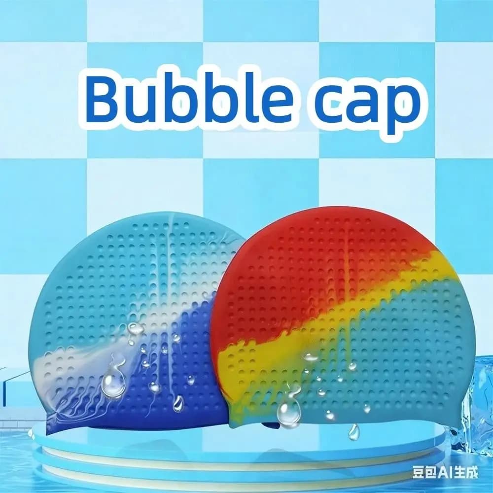 Swimwear Silicone Anti-slip Elastic Size Extra Large Waterproof Hair Protector Long Heels Durable Swimming Heads for Men and Women
