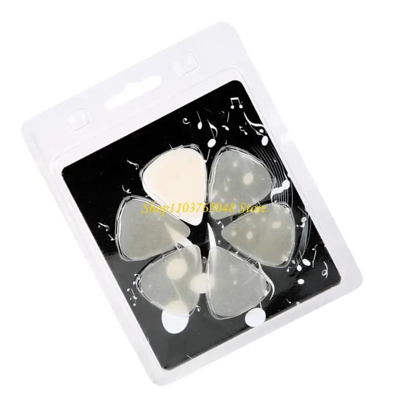 R53E Plettro per chitarra elettrica luminosa Plettro per chitarra in plastica Plettri resistenti all'usura