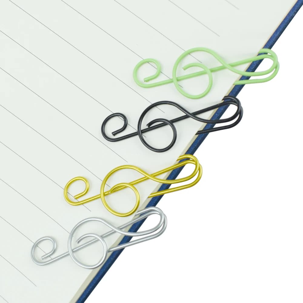 Graffette per appunti musicali Cartella di file dal design divertente e colorato per organizzare documenti Cancelleria scolastica Scrapbook Forniture artistiche artigianali