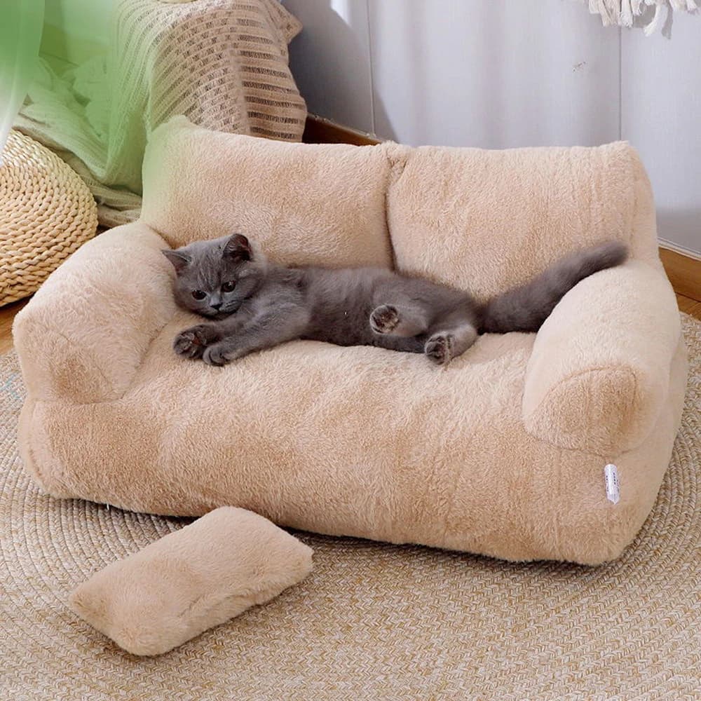 Divano per gatti da 1 pezzo, staccabile, lavabile, per tutte le stagioni, universale, morbido e confortevole, per cani e gatti
