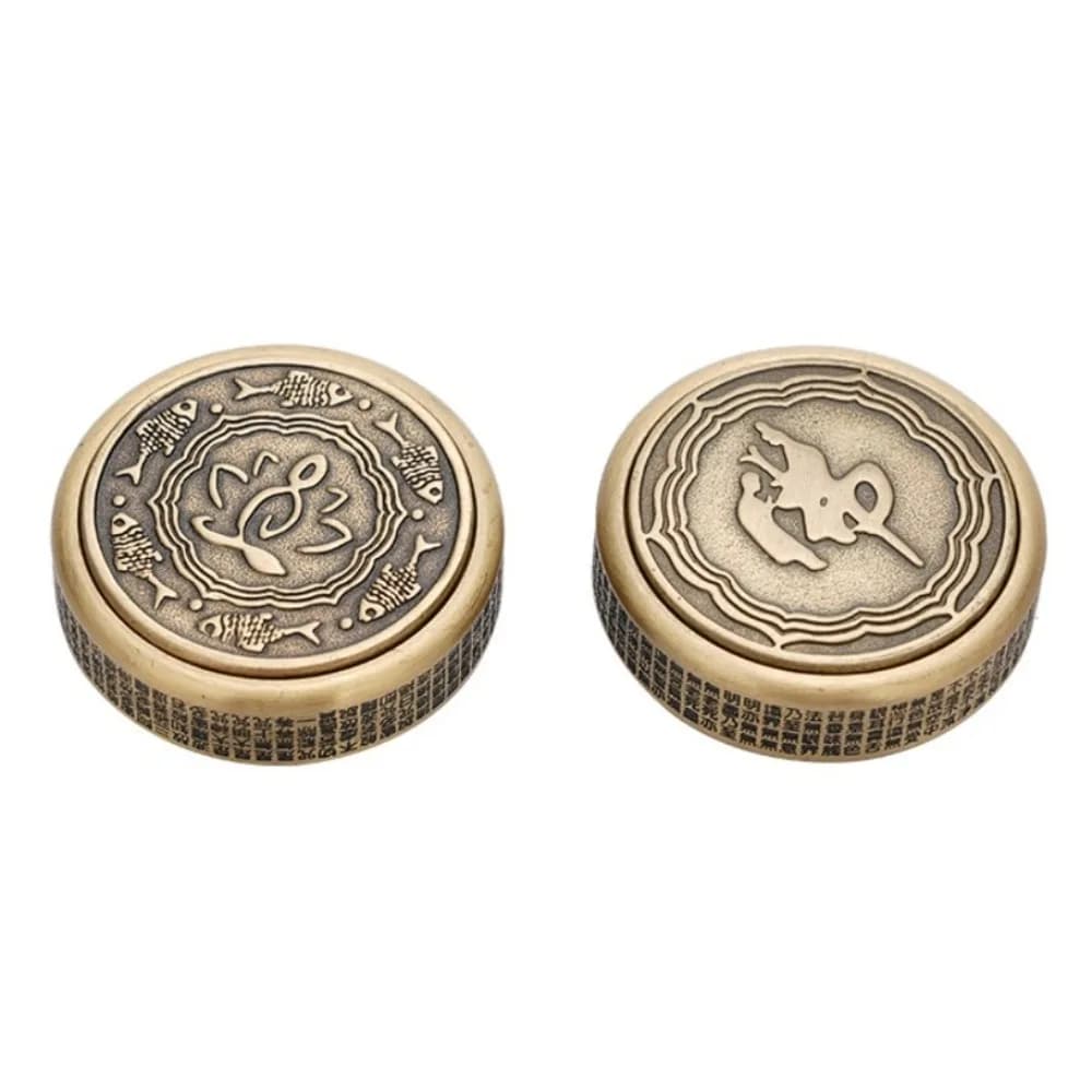 Zen Buddha Fidget Spinner Hand Spinner Metal Material Fingertip Spinner Desk Sensory Rotating Gyroscope Adult Children