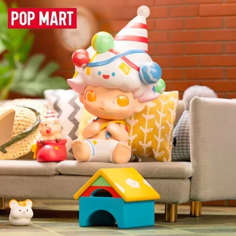 POP MART DIMOO Serie di vacanze per animali domestici Scatola cieca originale Scatola misteriosa a sorpresa Simpatico anime Action Figure Ornamenti Figurine