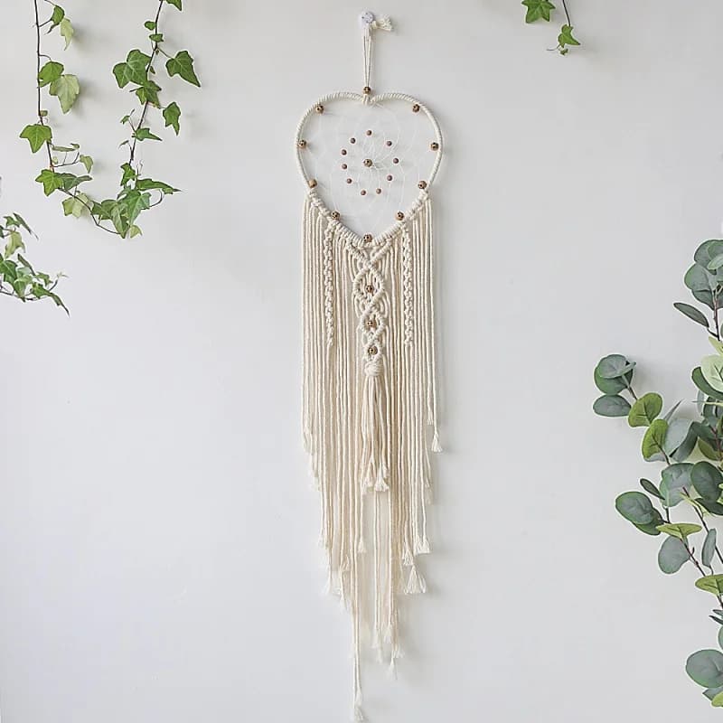 Nordic Love Dreamcatcher Woven Tapestry Wall Decorations Living Room Bedroom Decorations Tapestry Shooting Props