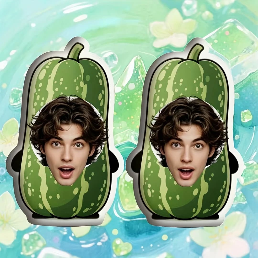 Cuscino Personalizzato a Forma di Zucca Verde in Peluche - Testo Personalizzabile, Morbido e Abbracciabile, Regalo di San Valentino o Compleanno per Donne, M