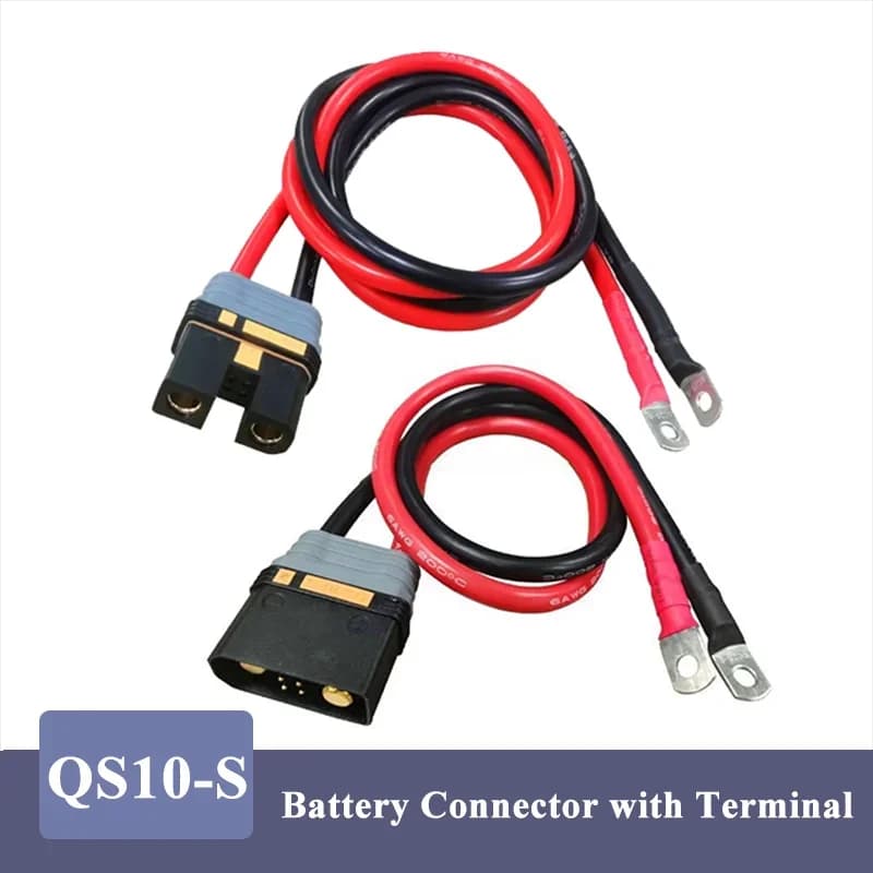 QS10-S Connettore batteria ad alta corrente con terminale 6AWG/16mm2 A prova di scintilla Emote Control Drone Maschio Femmina Spina di alimentazione per auto Linea