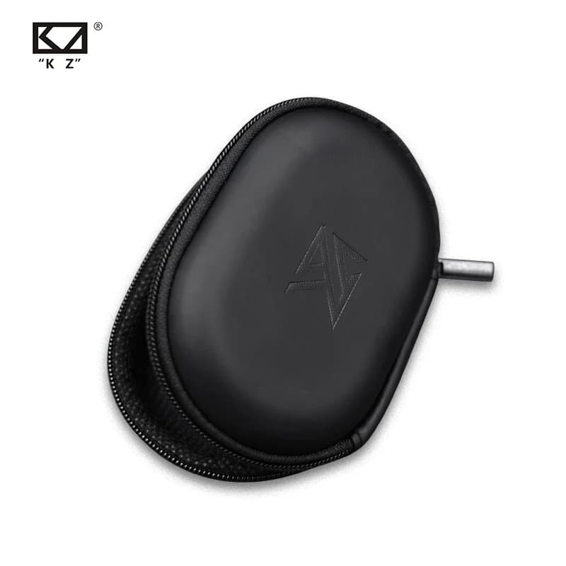 KZ Accessori per auricolari Custodia rigida per auricolari Custodia portatile Borsa per orecchio con logo ZST ZS10 PRO X EDX Pro AS24 DQS ZNA