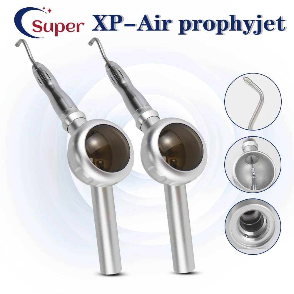 Aerografo Dentale XP per Pulizia e Igiene Orale, Strumento Professionale per Pulizia Denti e Sbiancamento, con Connettore KV