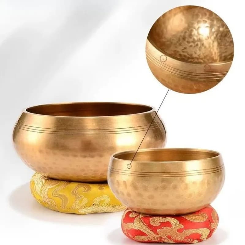 Copper Singing Bowl Nepal Sound Healing Sound Bowl Handmade Yoga Meditation Singing Bowls Tibetan Buddhism Percussion Instrument