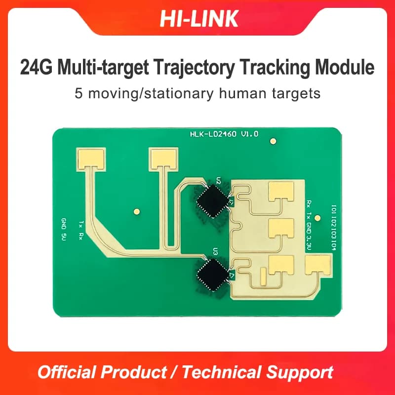 Nuove persone Conteggio LD2460 Smart Home Sensore di tracciamento della presenza umana Modulo di rilevamento del movimento HLK-LD2461