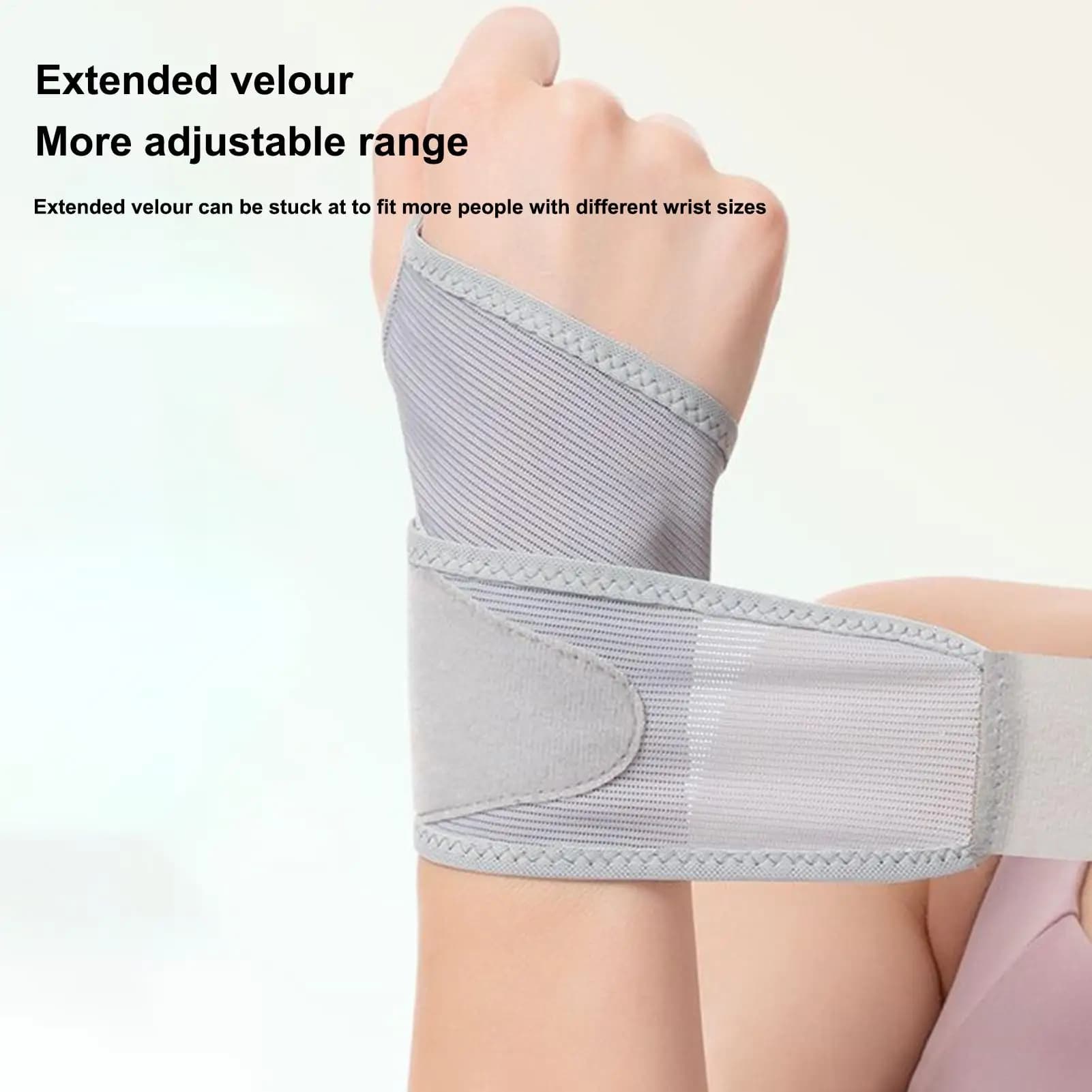 Stabilizzatore di supporto per braccio di compressione per tutore da polso a compressione Stabilizzatore di supporto per avvolgimento della mano con distorsione comoda per golf tennis