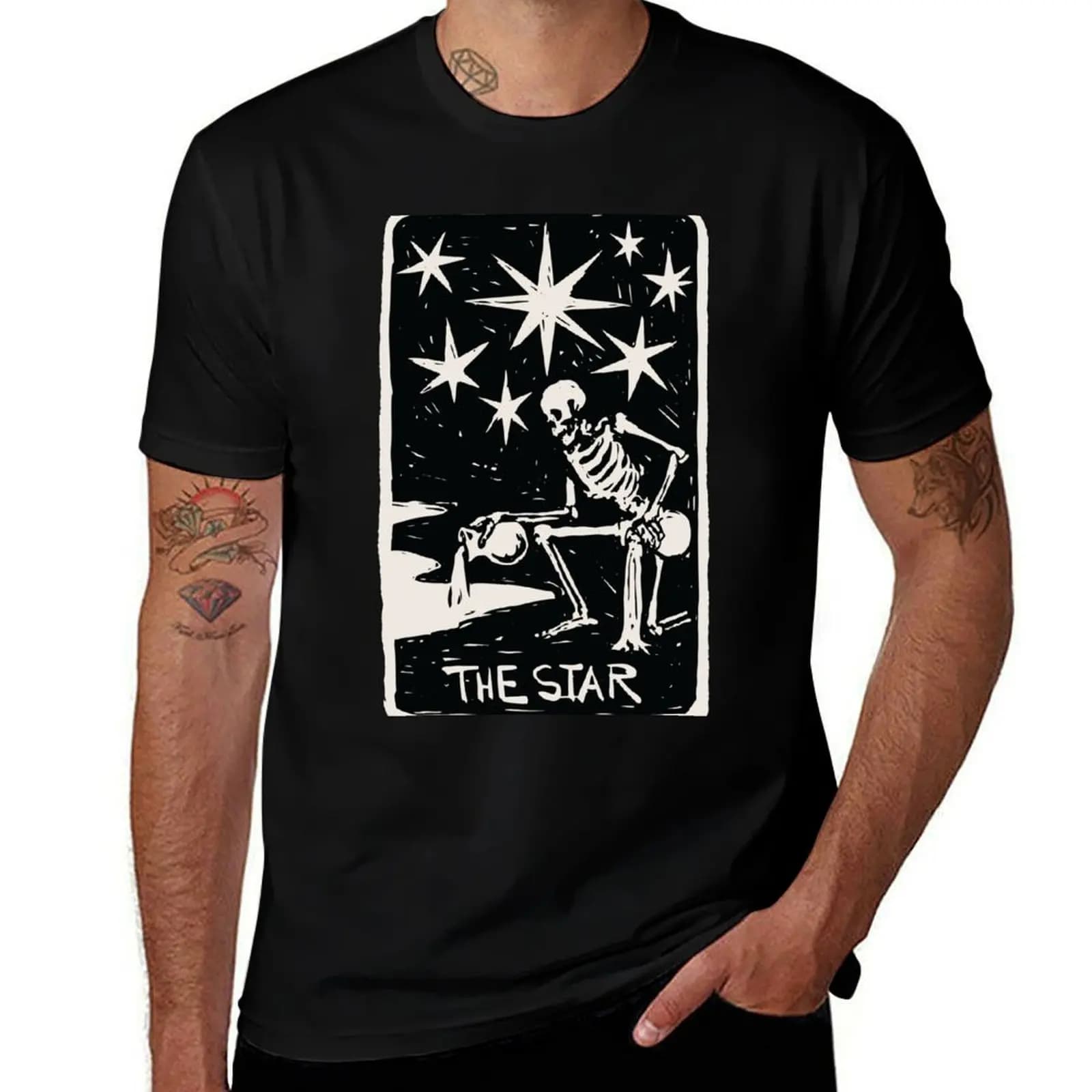 T-shirt The Star Tarot Card, resistente, adatta per il lavoro
