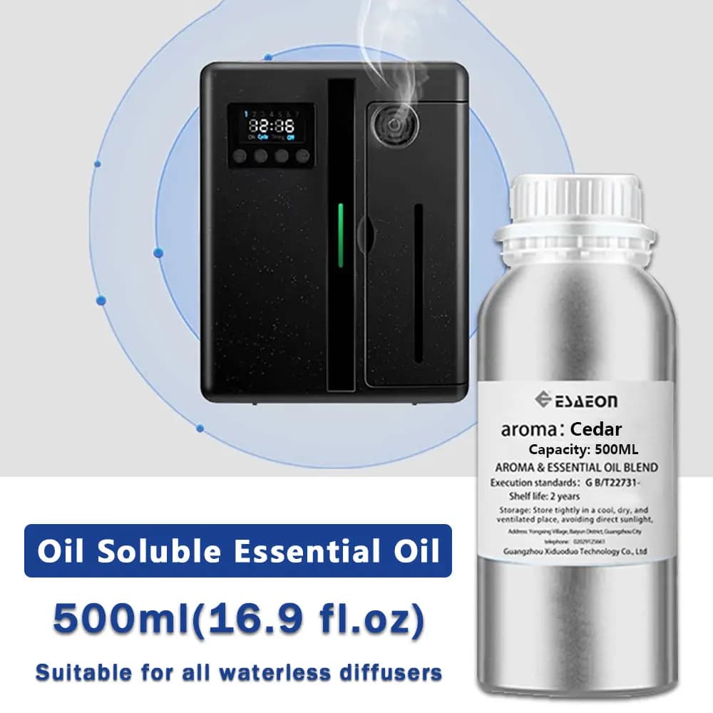 ESAEON 500ml (16.9 fl.oz) Cedar/Pine Wood/Sheraton Essential Oil - Diffuser Supplement Perfume Oil, For Aroma Fragrance Machine