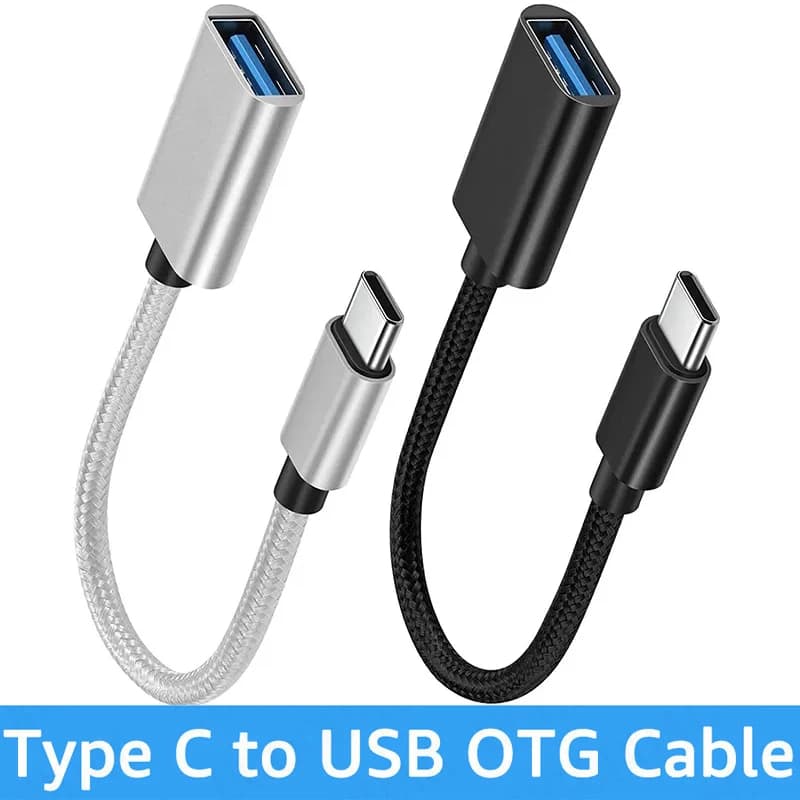 Cavo adattatore OTG da tipo C a USB 3.0 per Samsung Xiaomi Telefono Android Flash Drive Convertitore cavo dati OTG per iPad MacBook Pro